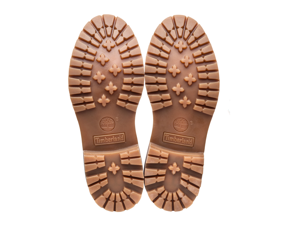 the bottom of timberland boots