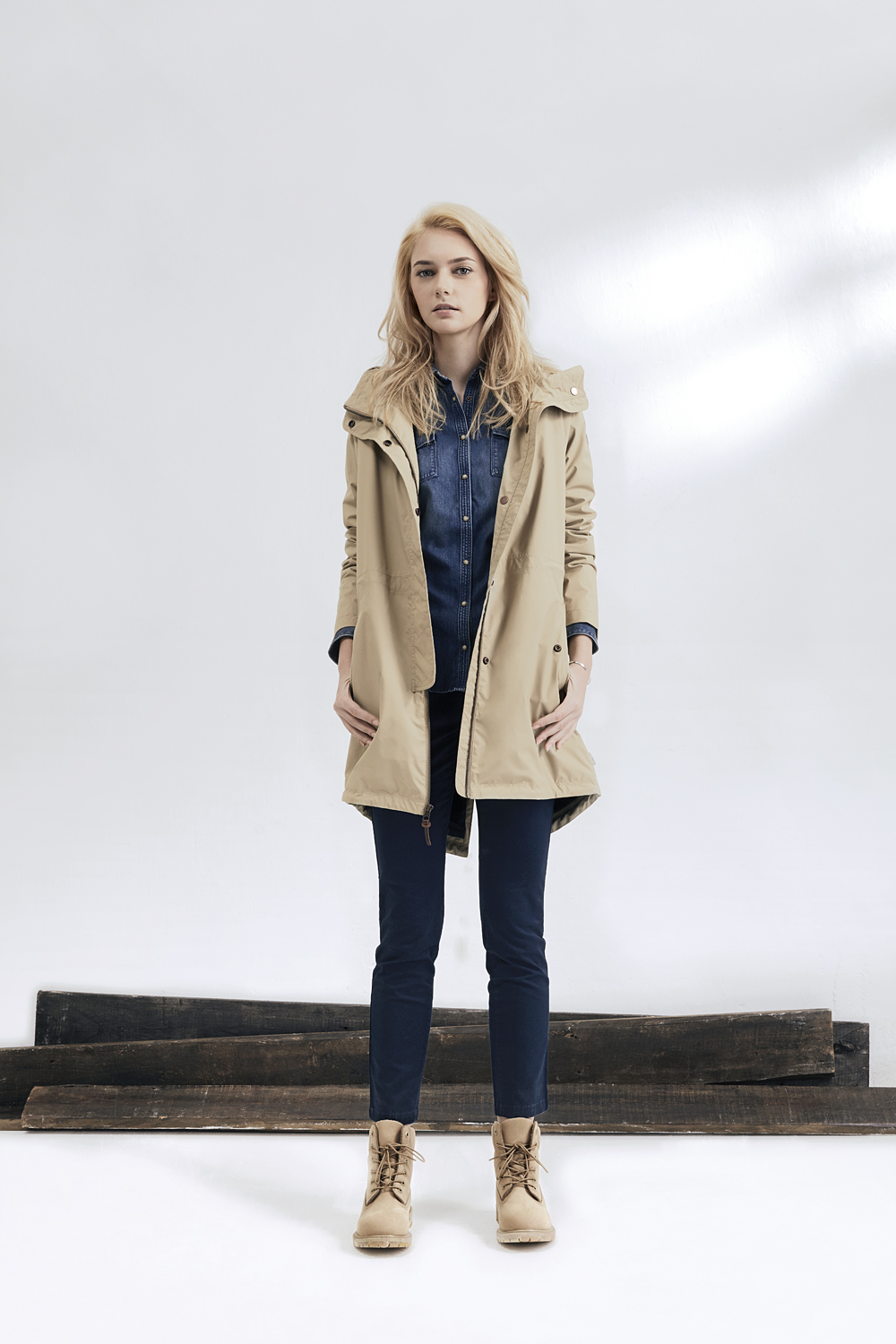 denim timberlands