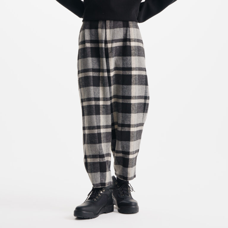 Tokyo Design Collective All Gender Wide Cropped Yarn Dye Pants