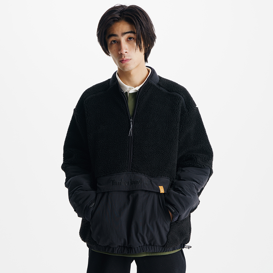 Tokyo Design Collective All Gender Half Zip Fleece Jacket - Timberland ...