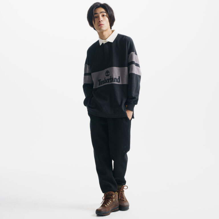 Tokyo Design Collective長袖橄欖球POLO衫