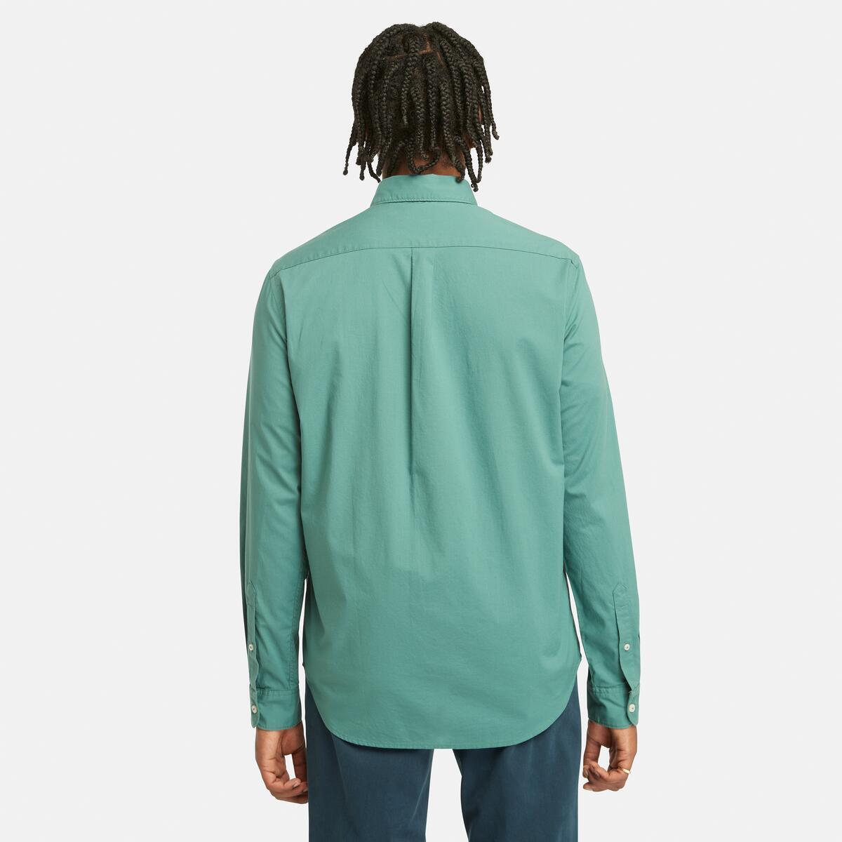 Men's Long Sleeve Solid Poplin Shirt - Timberland - Hong Kong