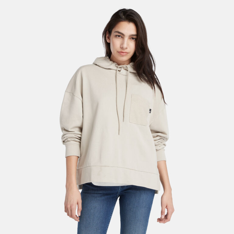 Women’s Mixed Textured Hoodie Sweatshirt