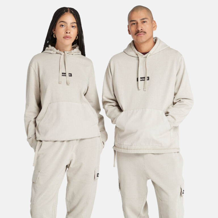 All Gender Mixed Media Garment Dye Hoodie