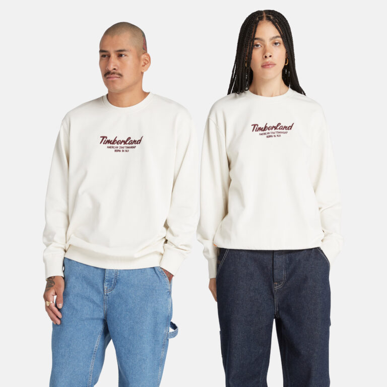 All Gender Timberland Front Logo Crew Neck Sweatshirt