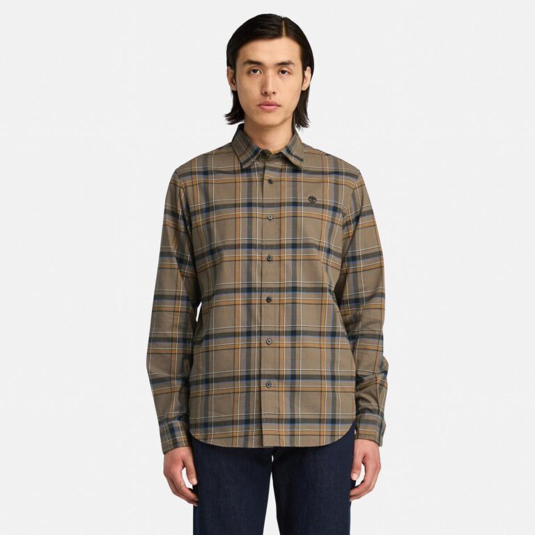Men’s Brushed Twill Check Shirt