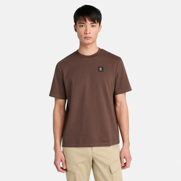 Men’s Woven Badge Short-Sleeve T-Shirt