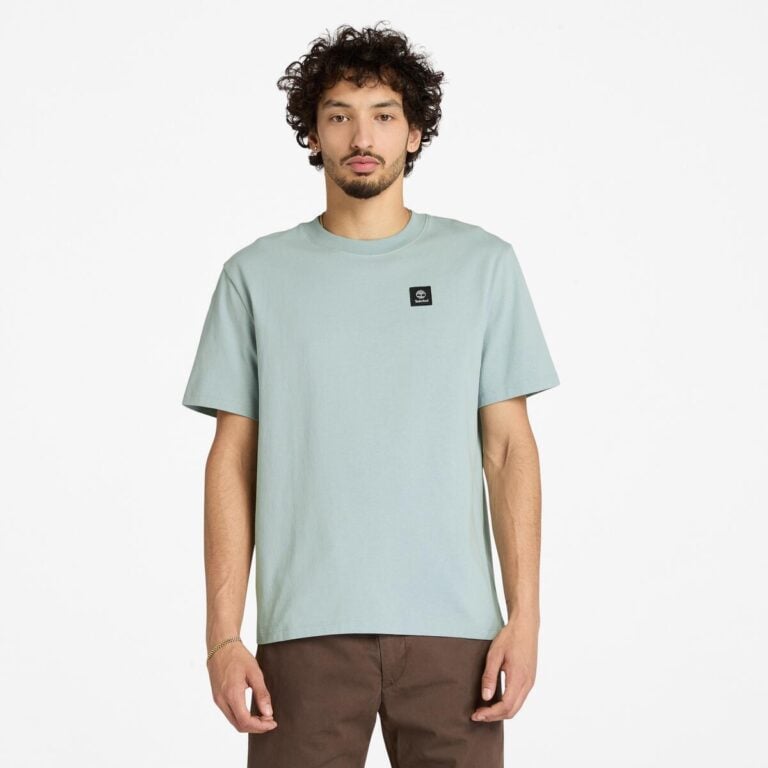 Men’s Woven Badge Short-Sleeve T-Shirt