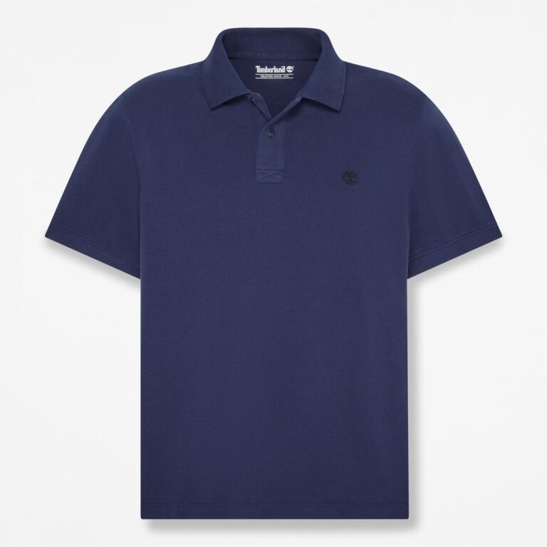 男款刺繡LOGO短袖Polo衫