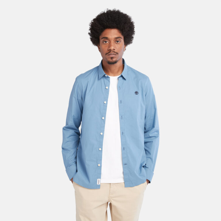 Men’s Eastham River Stretch Poplin Fitted Shirt
