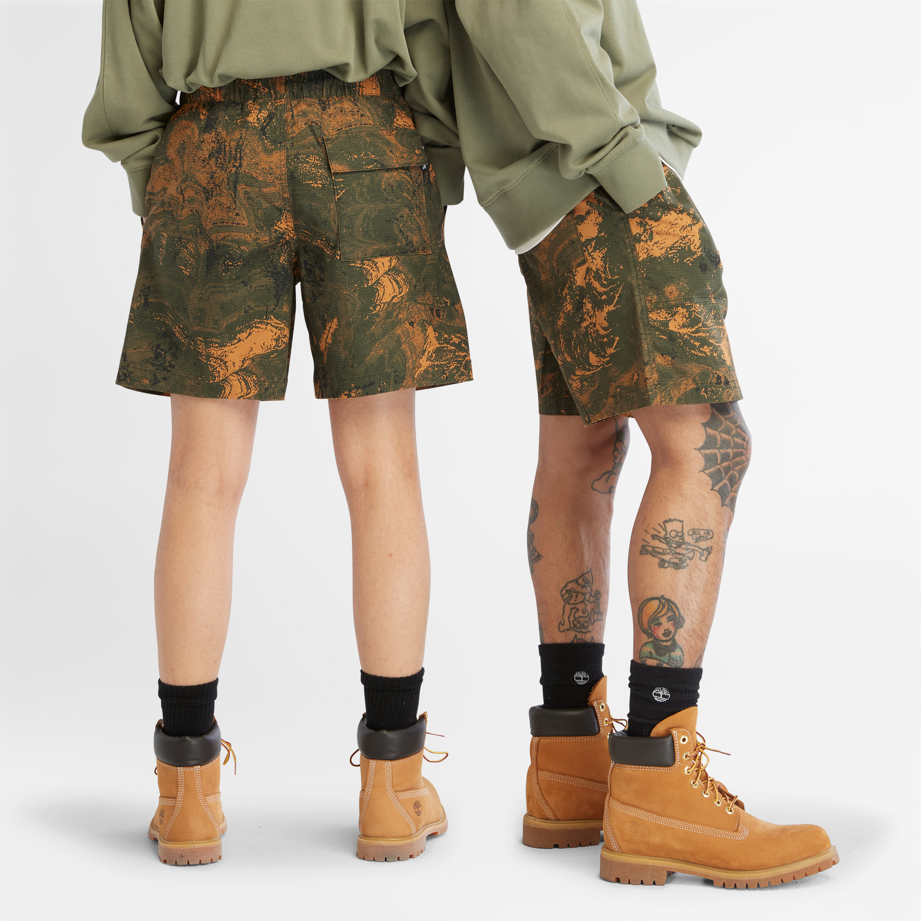 móvil Recoger hojas Puñalada Men's All Gender Printed Woven Regular Fit Shorts - Timberland - Hong Kong