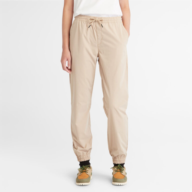 women's woven jogger pants