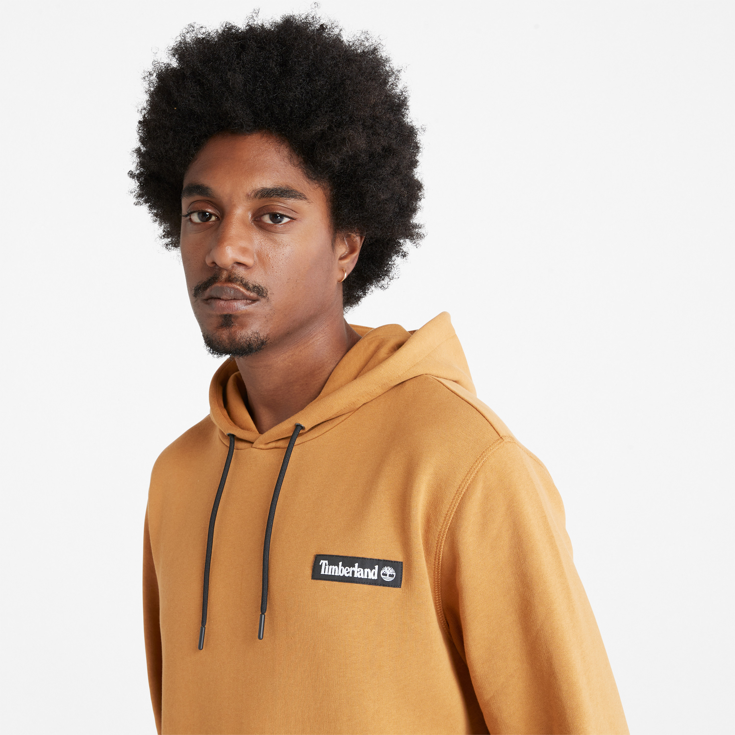 Men's Woven Badge Hoodie - Timberland - Hong Kong