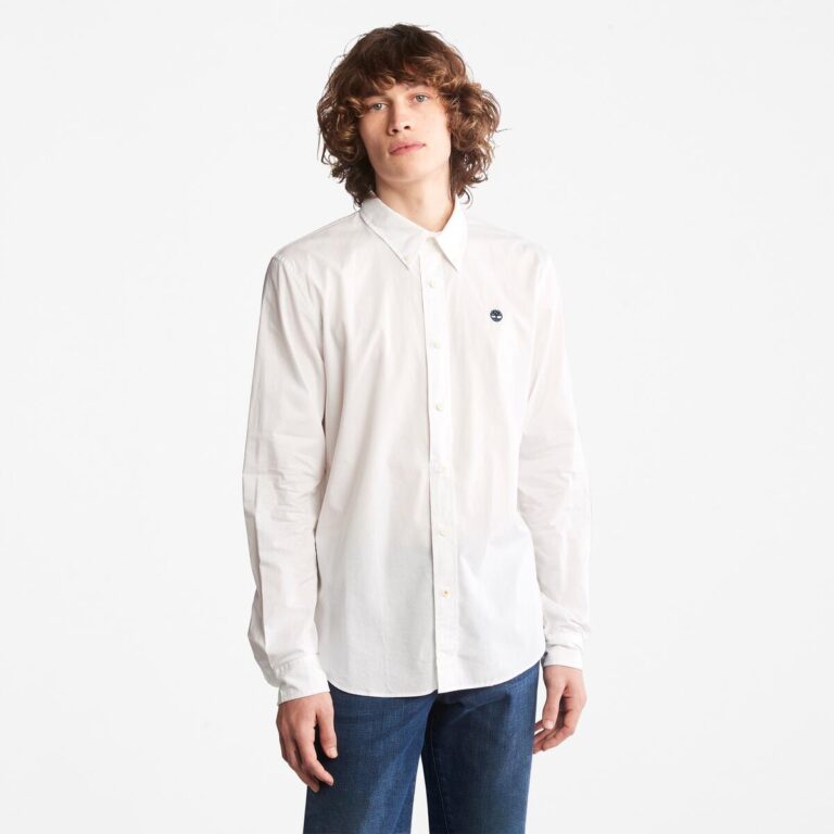 Men’s Saco River Solid Poplin Shirt
