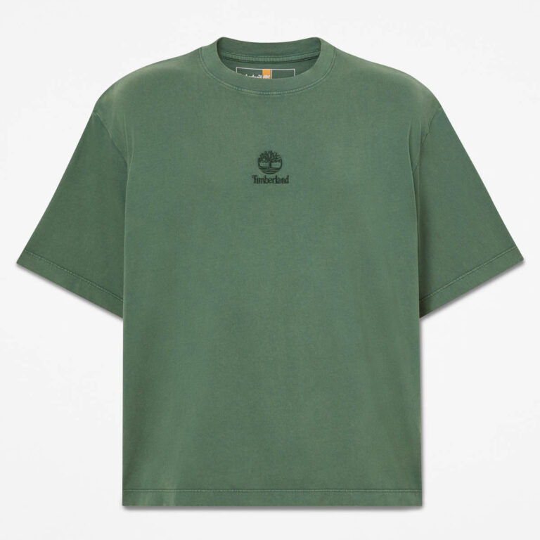 寬版刺繡LOGO T恤