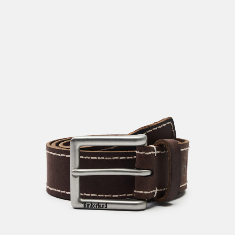 Men’s 38mm Hand-Stitched Leather Belt