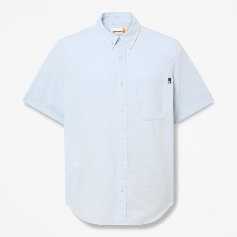 男款短袖牛津襯衫