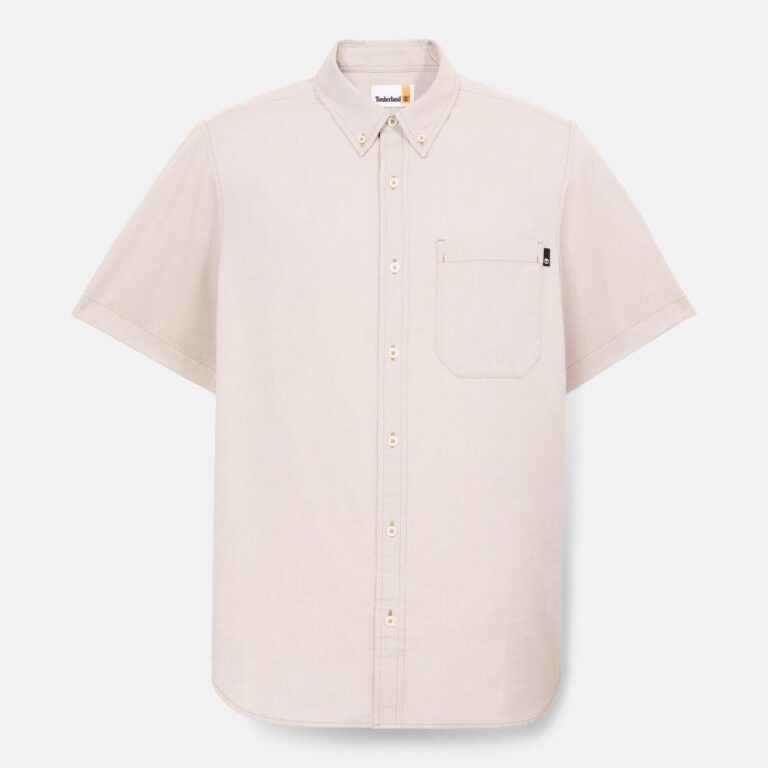 男款牛津短袖襯衫